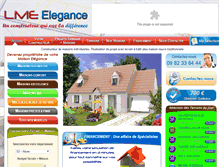 Tablet Screenshot of lme-elegance.fr